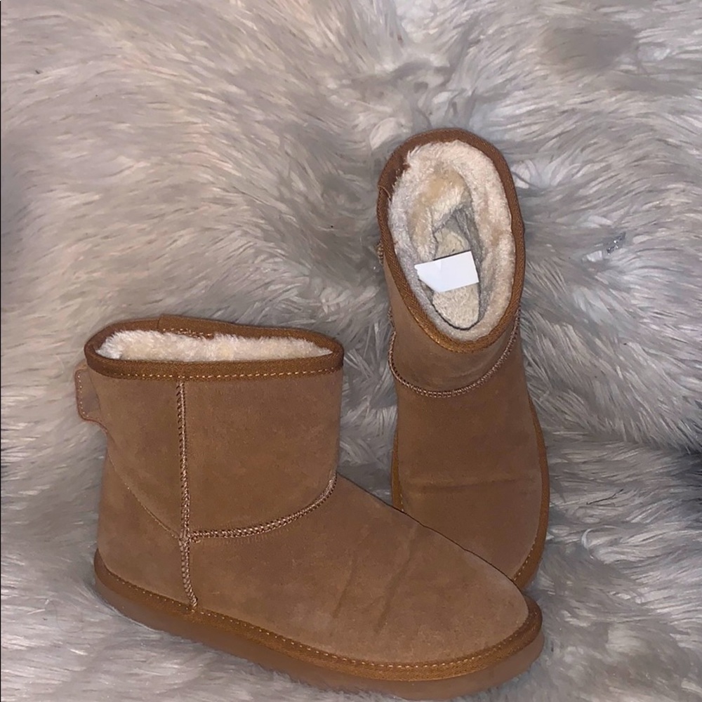 Ugg look a like ankle booties
